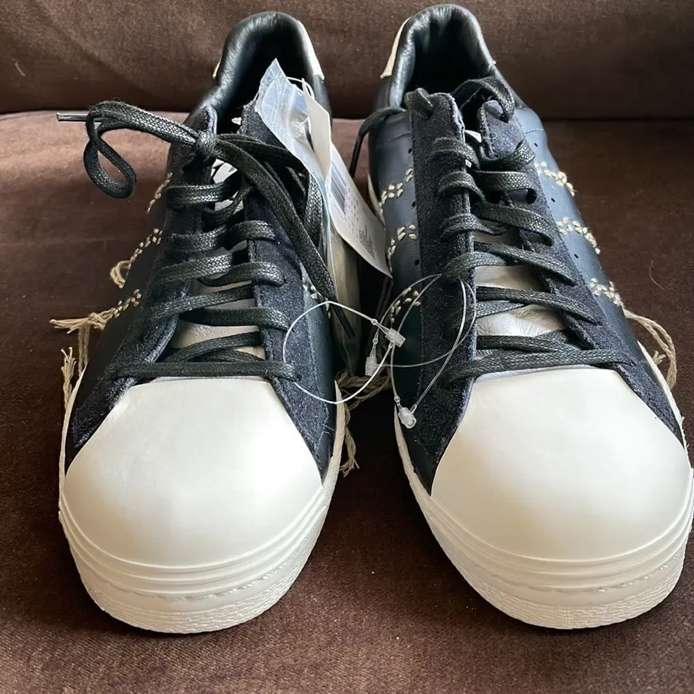 Y-3 Adidas Y's Yohji Yamamoto Super Position Black White deconstruct 10.5 US